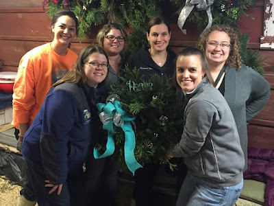 Girls Night Out Christmas Edition - Carlson Tree Farm Wreath Workshop, Coulter, Iowa