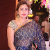 Player Jwala Gutta In Blue Saree At Marriage