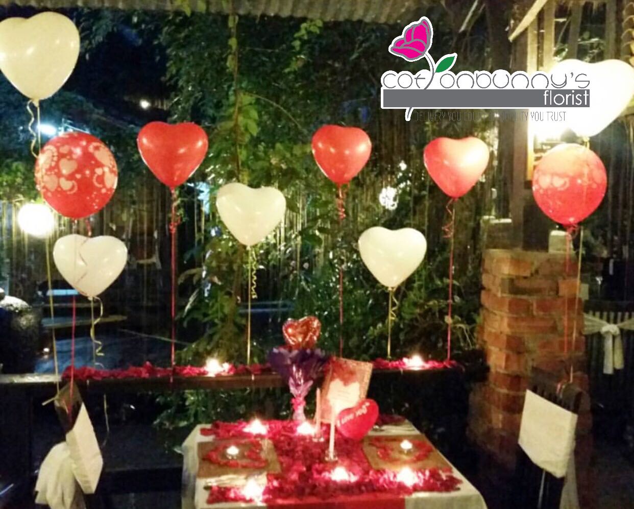 Candle Light Dinner Surprise (Penang Kl) CottonBunnys Florist