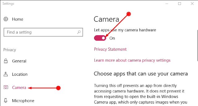 Camera Error 0xC00DABE0 / 0xA00F4244’ in Windows 10