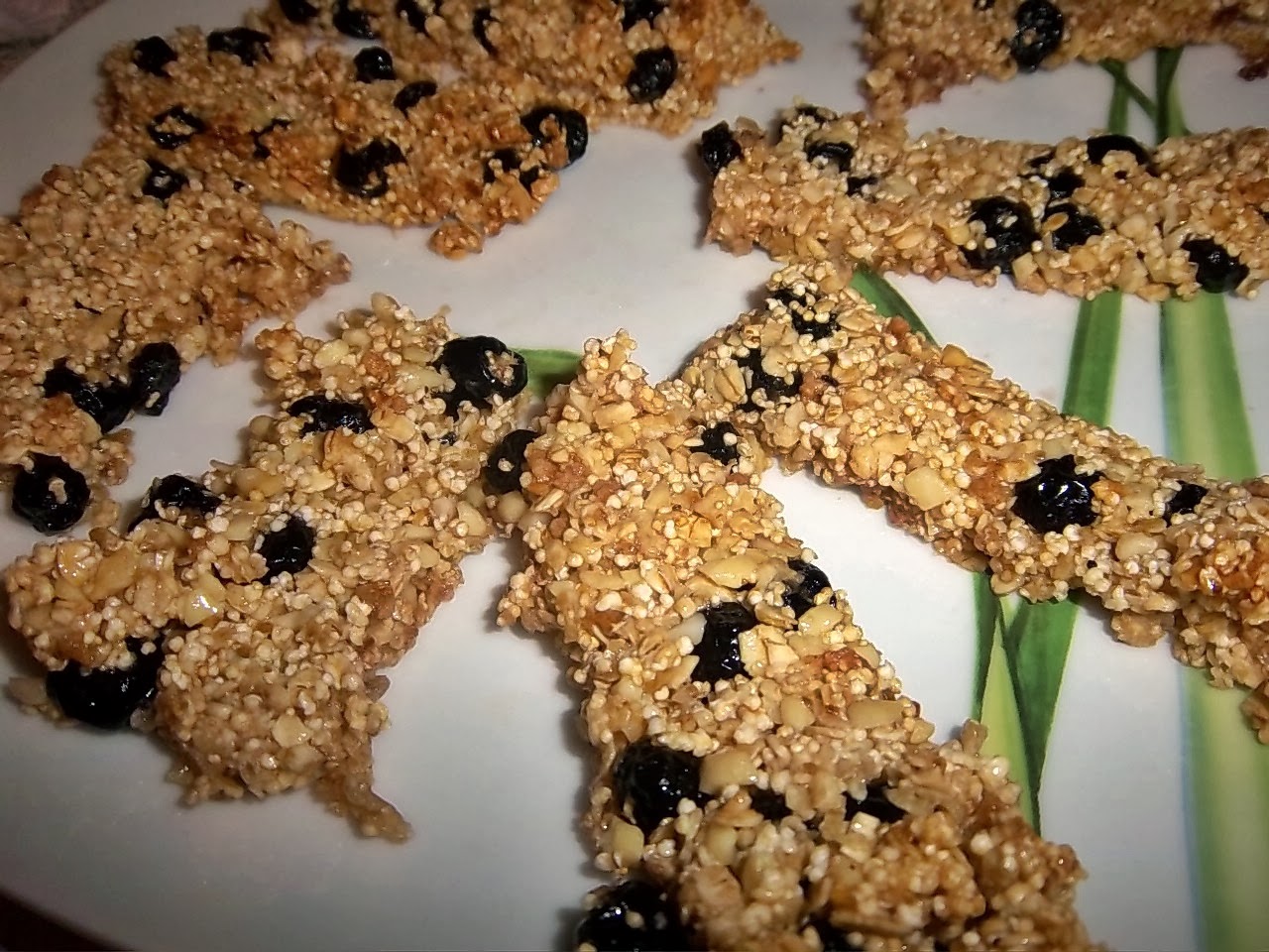 Heidelbeer- Amaranth-Riegel