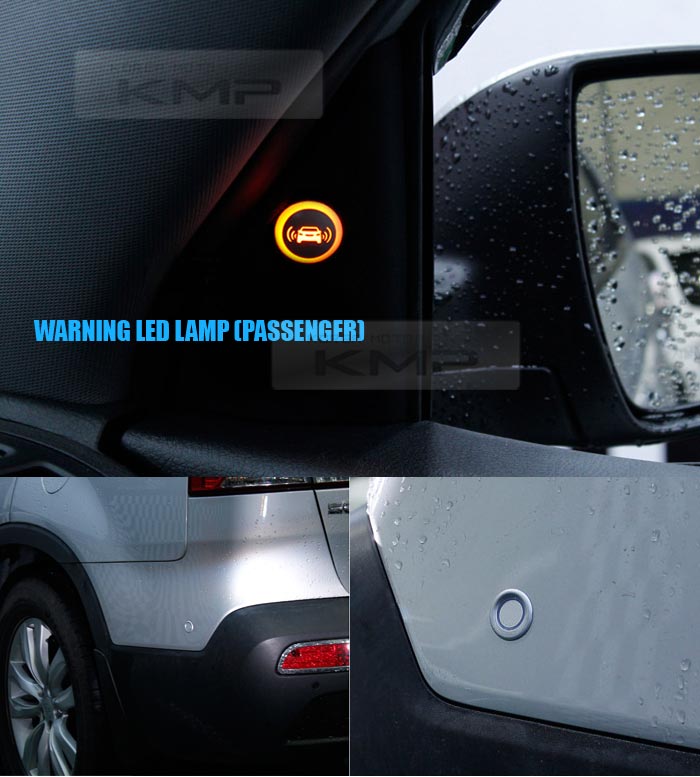 KMP TRADE Blind Spot Assist Warning Sensor Buzzer For Universal Car