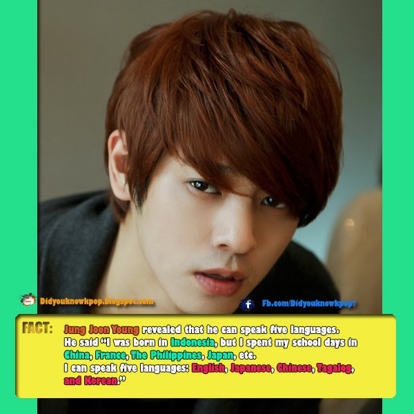 Did You Know K-pop?: [Fact] Jung Joon Young can speak 5 languages.