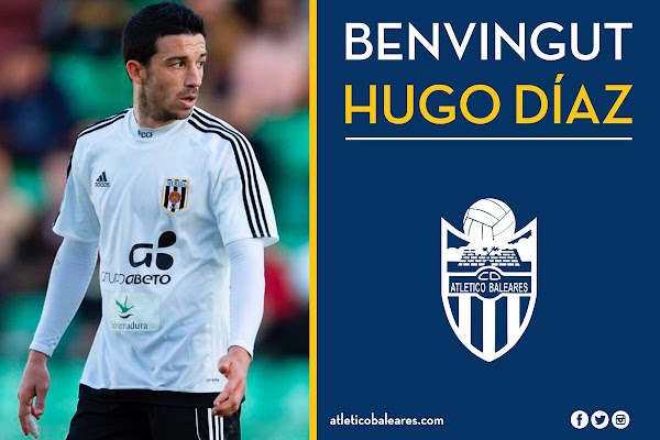 Oficial: El Atlético Baleares firma a Hugo Díaz