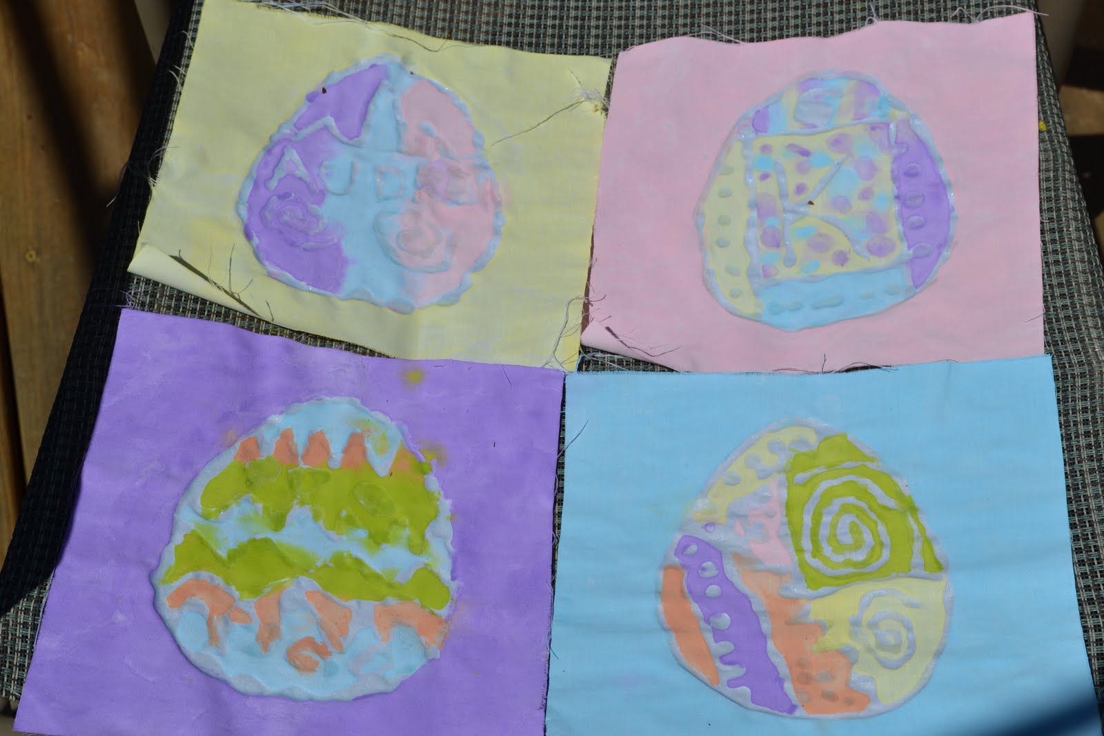 Come Together Kids Glue Batik Easter Fabric
