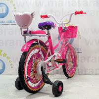 16 pink morison sepeda anak