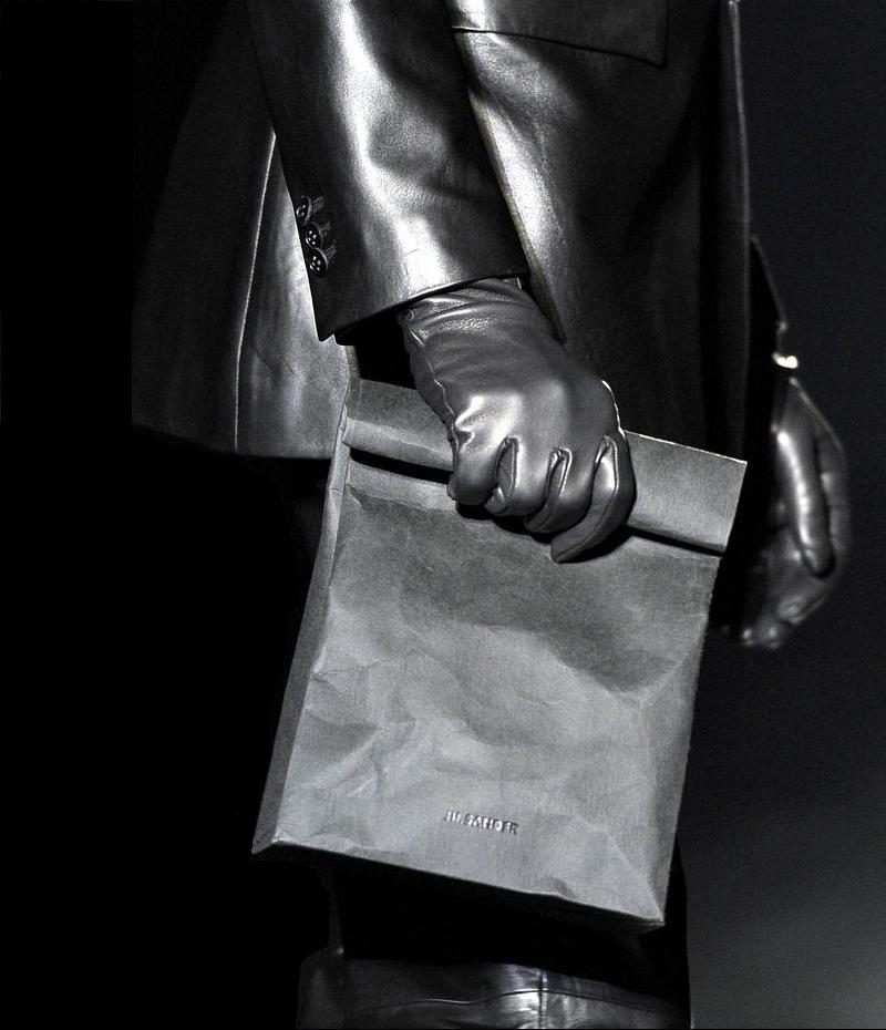 Fashion & Lifestyle Jil Sander Paper Lunch Bag...Fall 2012 Menswear