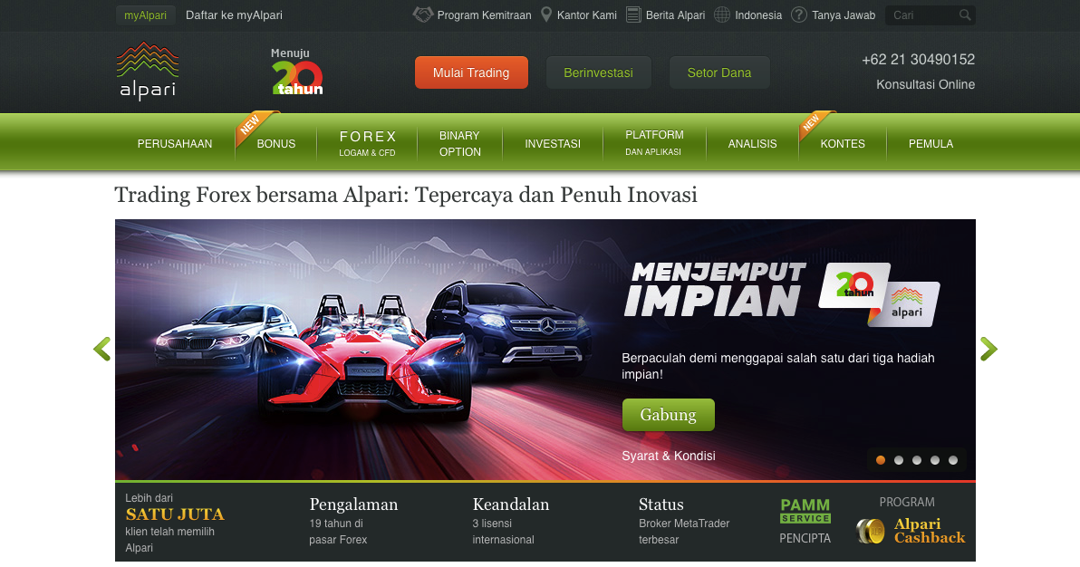 Alpari forex indonesia online roc binary options indicator