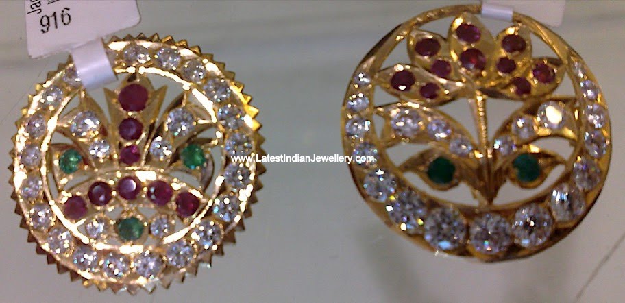 Gold Hair Pins/Jada Pins with gemstones | Latest Indian Jewellery ...