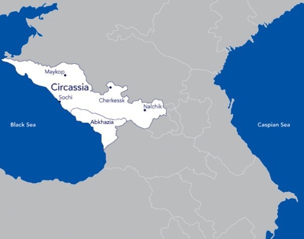 Circassia map