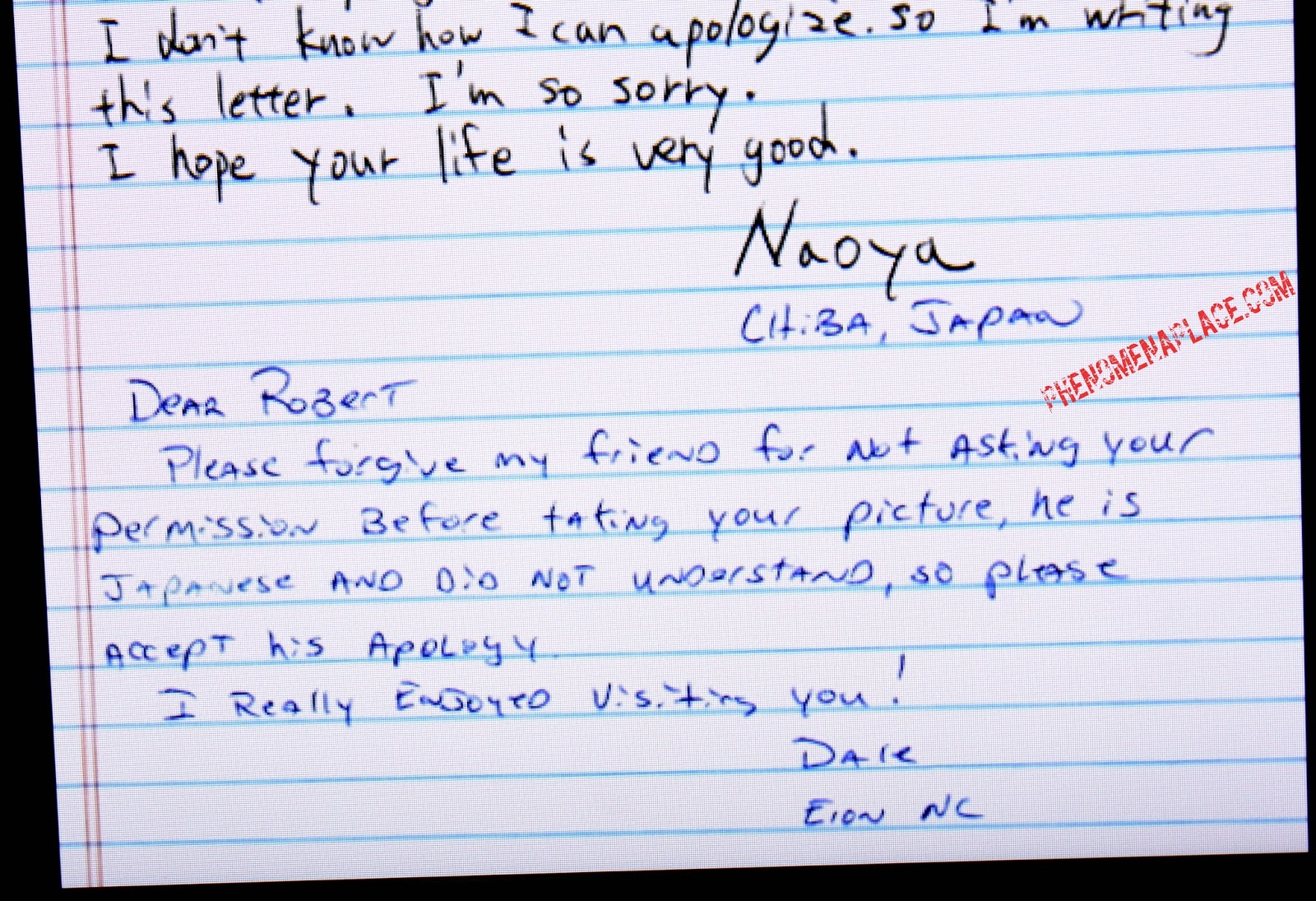 Victims' Letters Of Apology To Robert The Doll ~ Places On The