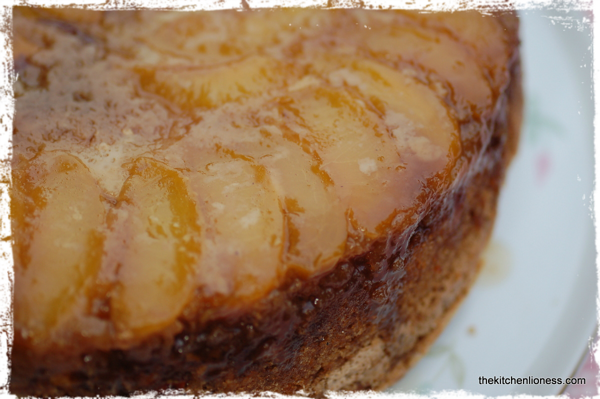 The Kitchen Lioness Tuesdays with Dorie Nectarine Upside Down Chiffon Cake