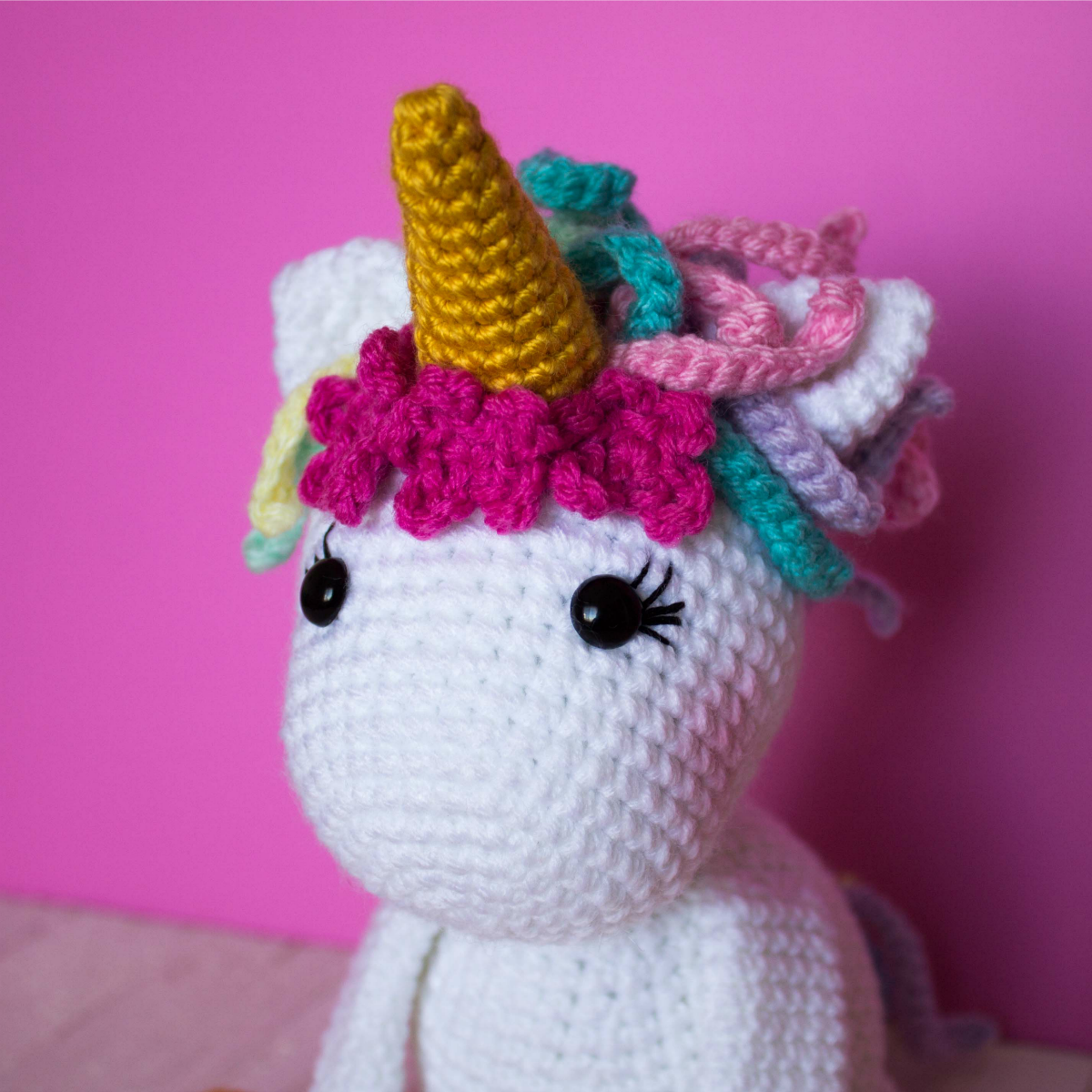 Free Crochet Unicorn Pattern - thefriendlyredfox.com