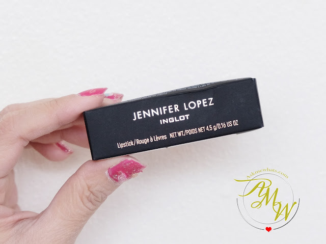 a photo of Jennifer Lopez Inglot Lipstick in Dolce Review by Nikki Tiu of www.askmewhats.com