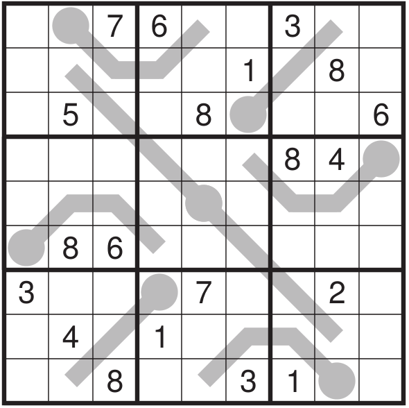 Thermo Sudoku Puzzle (Fun With Sudoku #305)