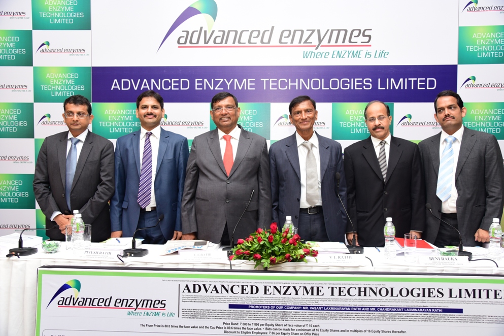 Orient Publication Advanced Enzyme Technologies Limited S Offer To Open On July 20 2016 And To Close On July 22 2016 Price Band Fixed From Rs 880 To Rs 896 Per Equity Share