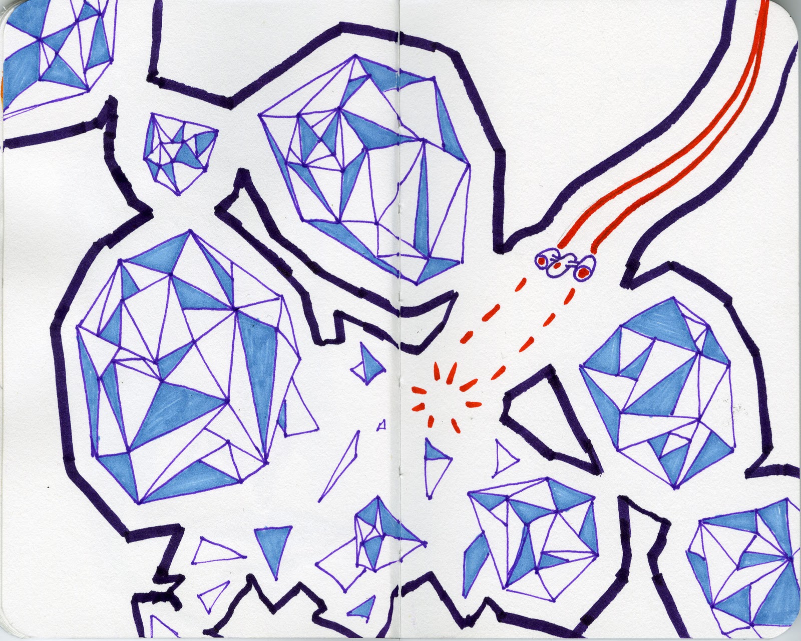 Flom Drawn: Through the Asteroid Belt