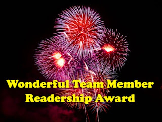 Wonderful Team Member Readership Award