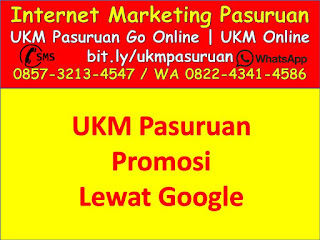 Internet Marketing Pasuruan Jawa Timur - UKM pasuruan Go Online