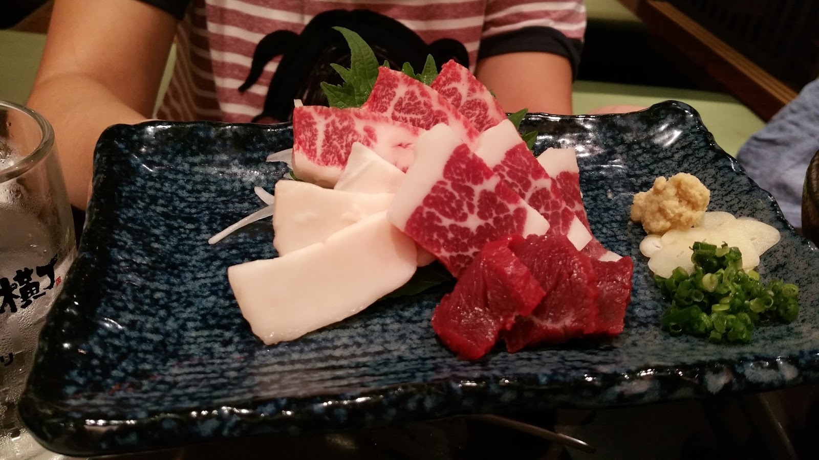 EnGulFing My Way aRoUNd the WoRLd Kumamoto 熊本 Raw horse meat 馬刺し