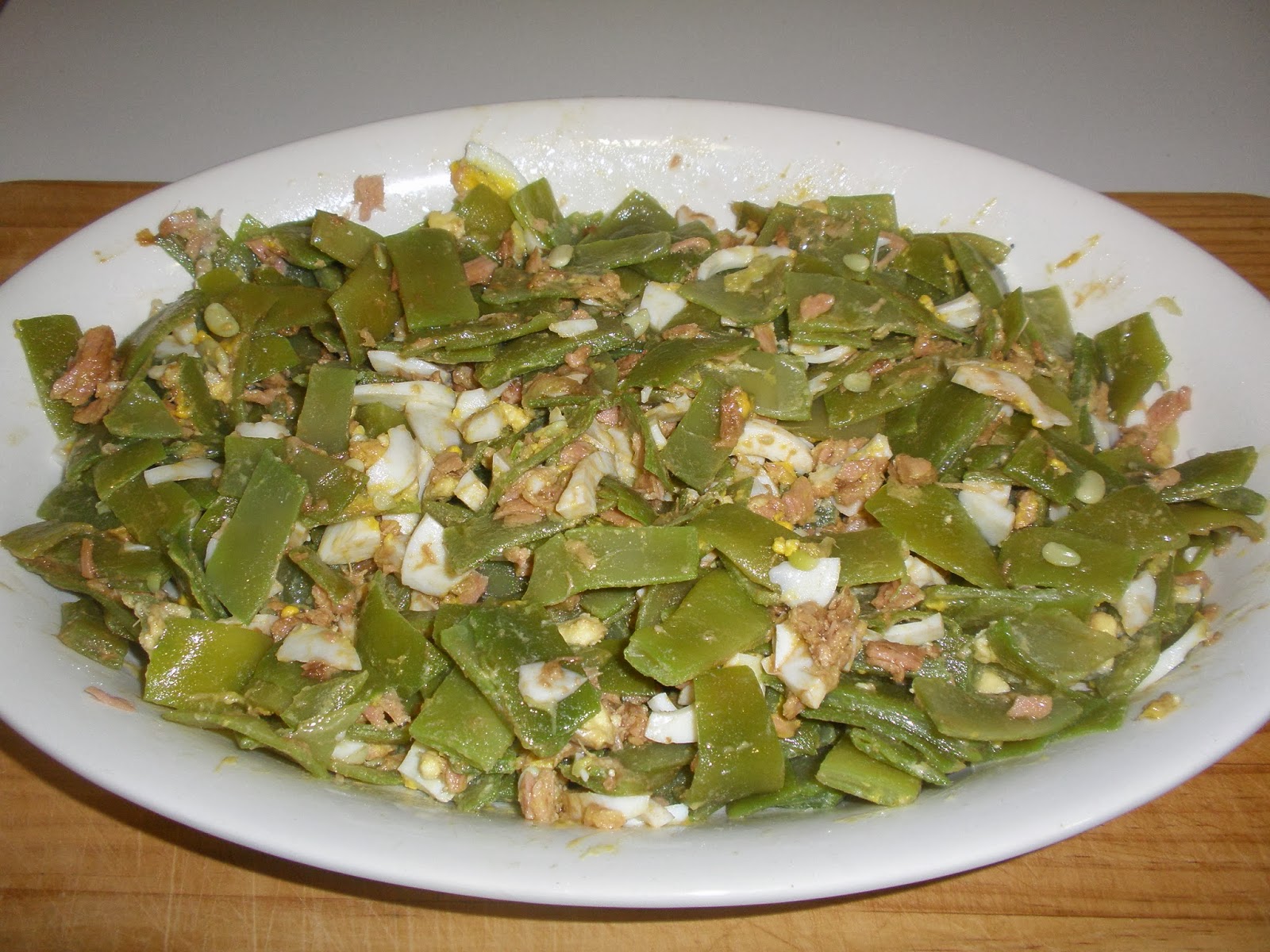 LAS RECETAS DE PEPEJO: ENSALADA DE JUDÍAS VERDES CON ATÚN Y HUEVO