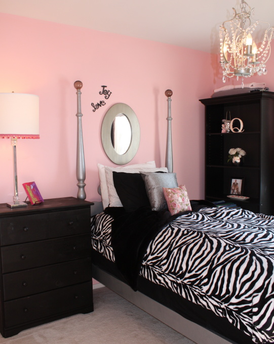 Black And Pink Bedroom Ideas
