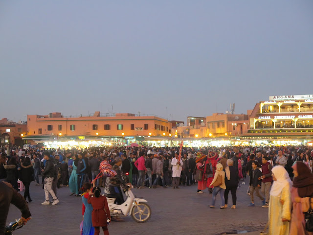 Plaza de la Jemaa el Fna en Marrakech