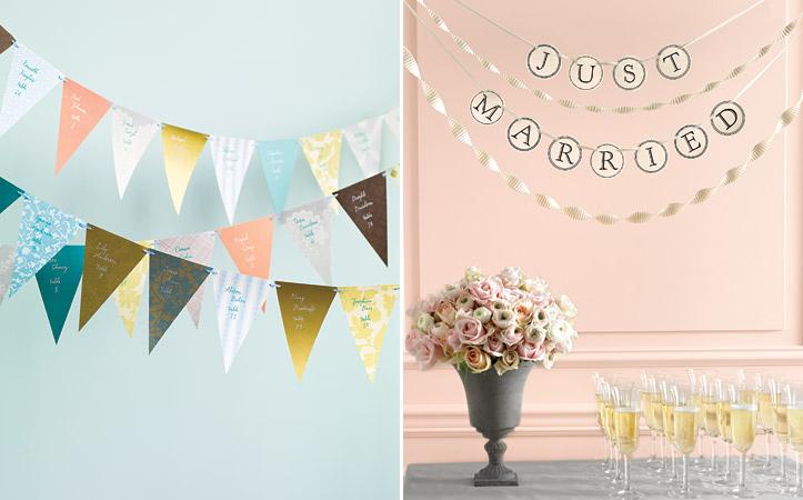 Flag Banners Martha Stewart Weddings Tools and Materials