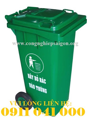 Máy móc công nghiệp: Bán thùng rác nhựa 120 lít , thùng rác  240 lít giá rẻ Thung%2Brac%2Bcong%2Bcong