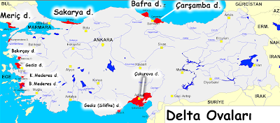 Türkiyenin delta ovaları