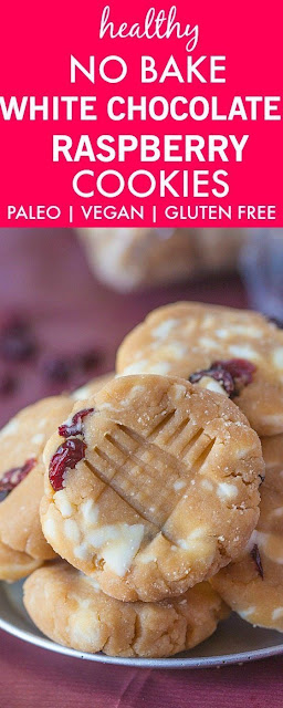 No Bake White Chocolate and Raspberry Cookies No Bake White Chocolate and Raspberry Cookies