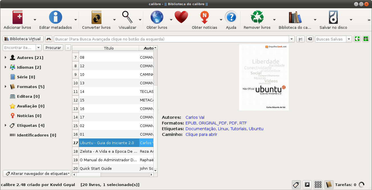 Converter PDF no GNU/Linux com software Opensource