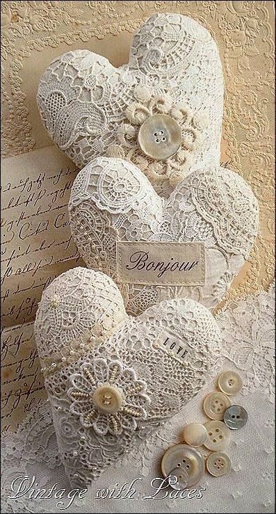 lace hearts