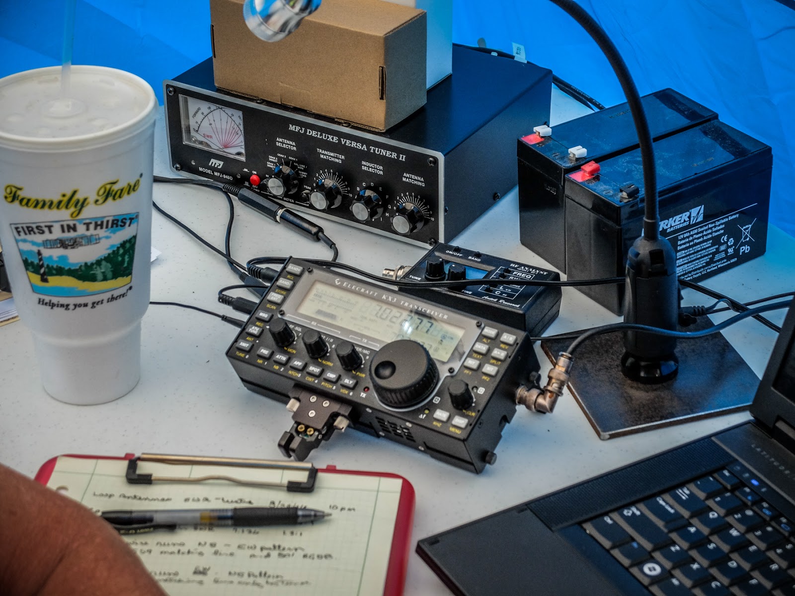 Ham Radio QRP First Field Day as a CW operator