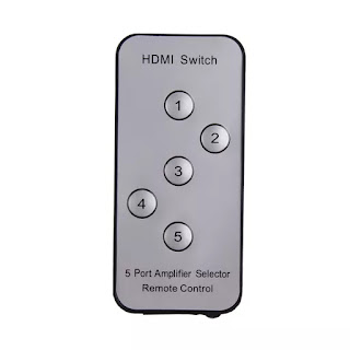 5 Port HDMI Splitter Switcher Selector for HD-DVD STV PS3 Xbox360 1080P