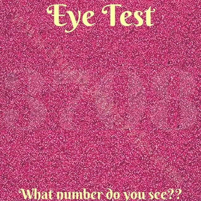 Eye Test-What Number Do You See?-3708