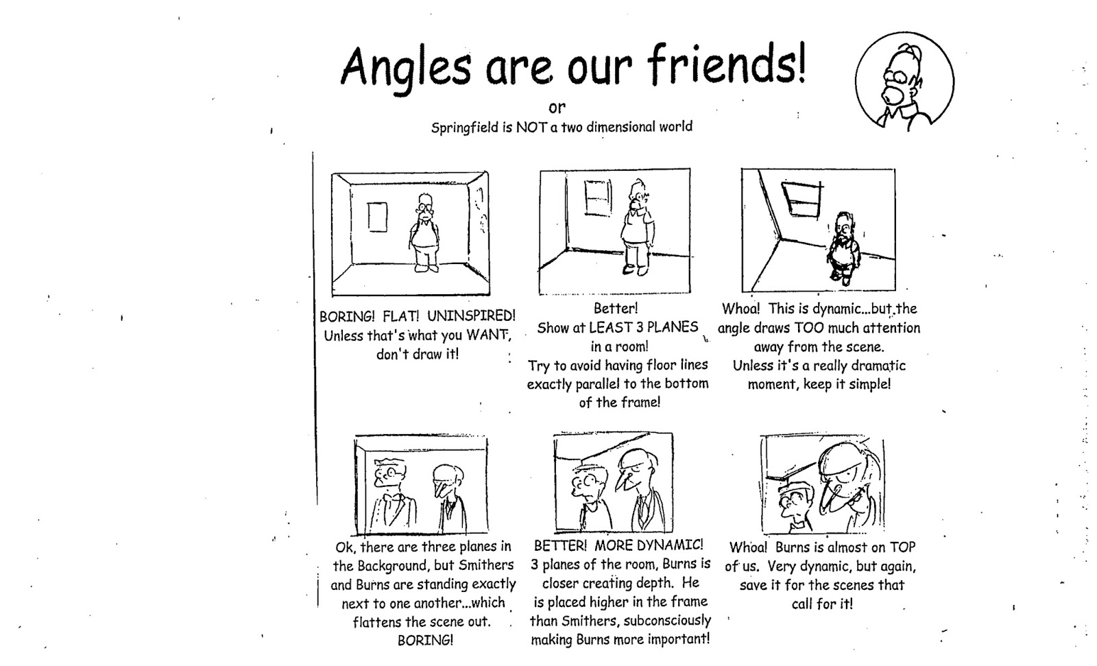 warburtonlabs STORYBOARDING THE SIMPSONS WAY