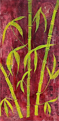 Bamboo On Red