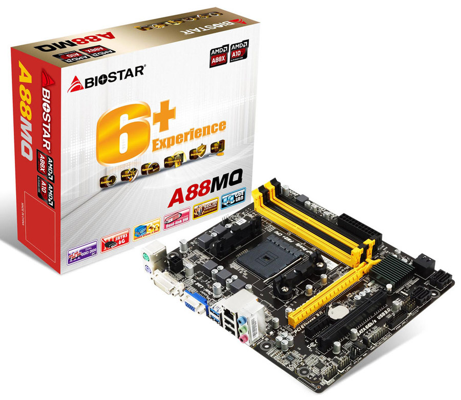 BIOSTAR A88MQ micro ATX board