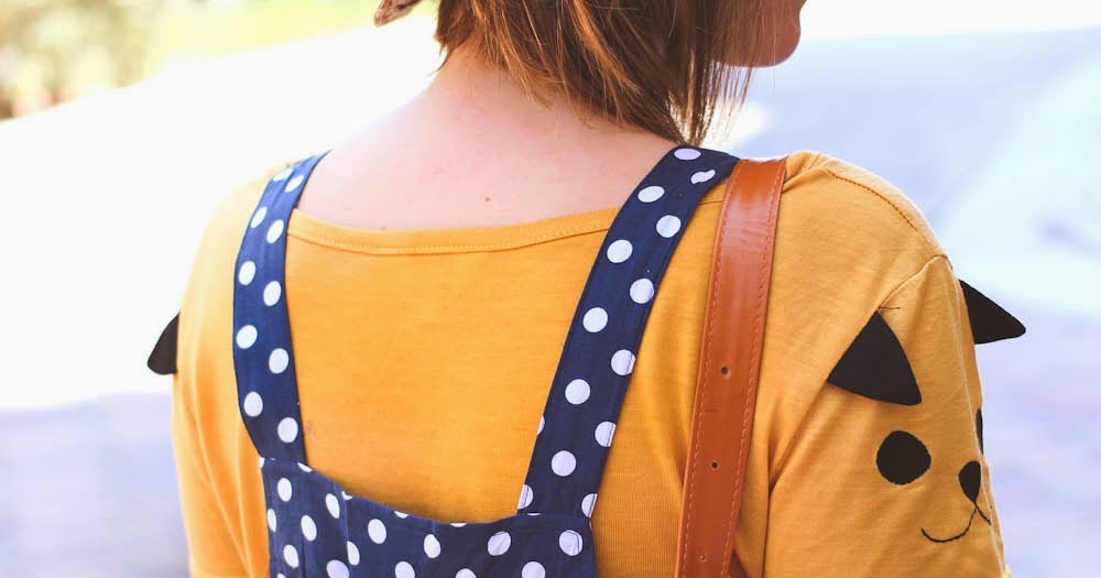 polka dot overalls