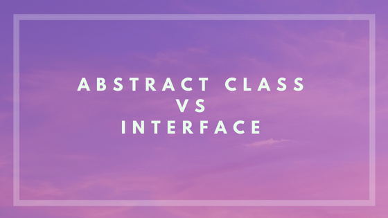 Interface vs Abstract Class in Typescipt