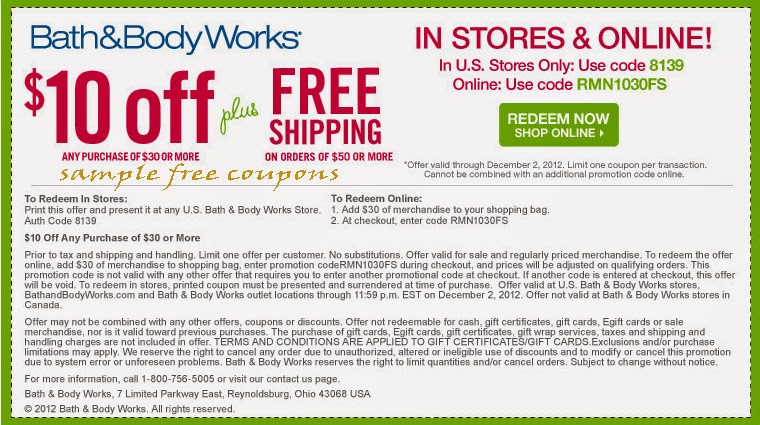 Lots Of Coupons For Bath & Body Works this is Ongoing