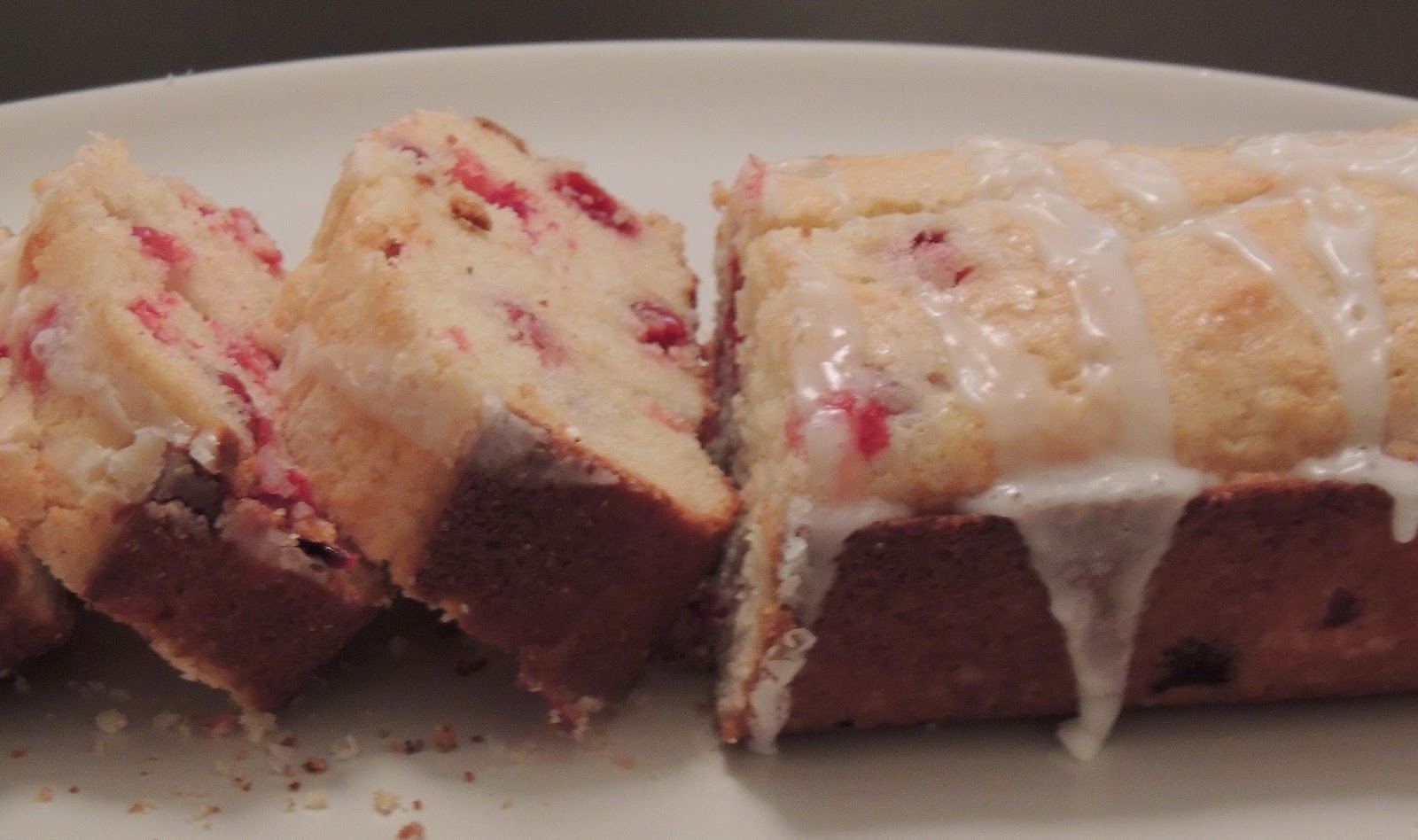 Gas Stove Girl Lemon Cake with Cranberries