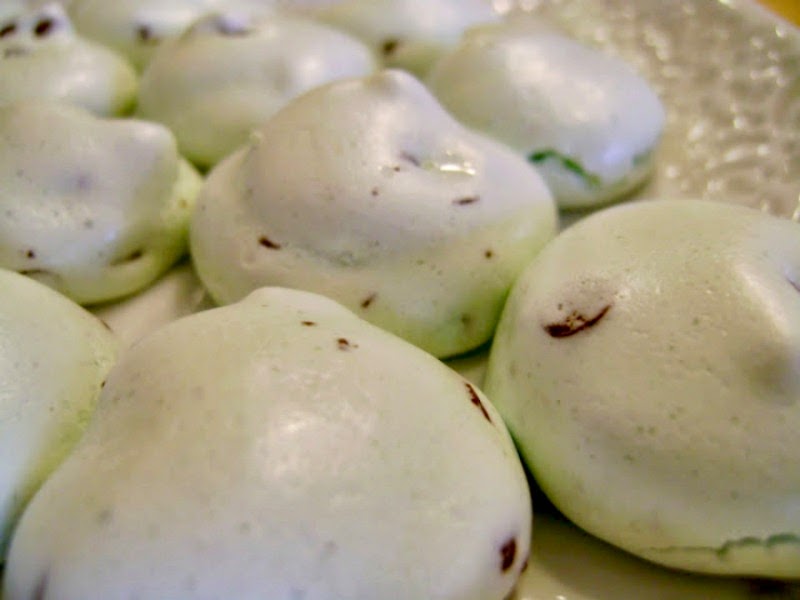 Mint Chocolate Chip Meringues Renee's Kitchen Adventures