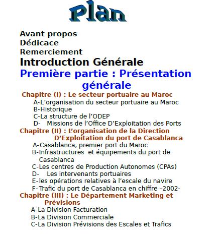 exemple problématique rapport de stage marketing