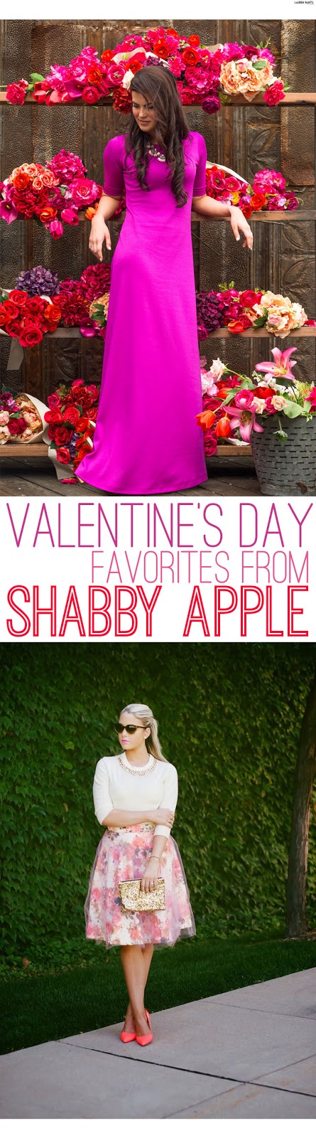 Find the perfect, flirty, feminine outfit for Valentine's Day from Shabby Apple!