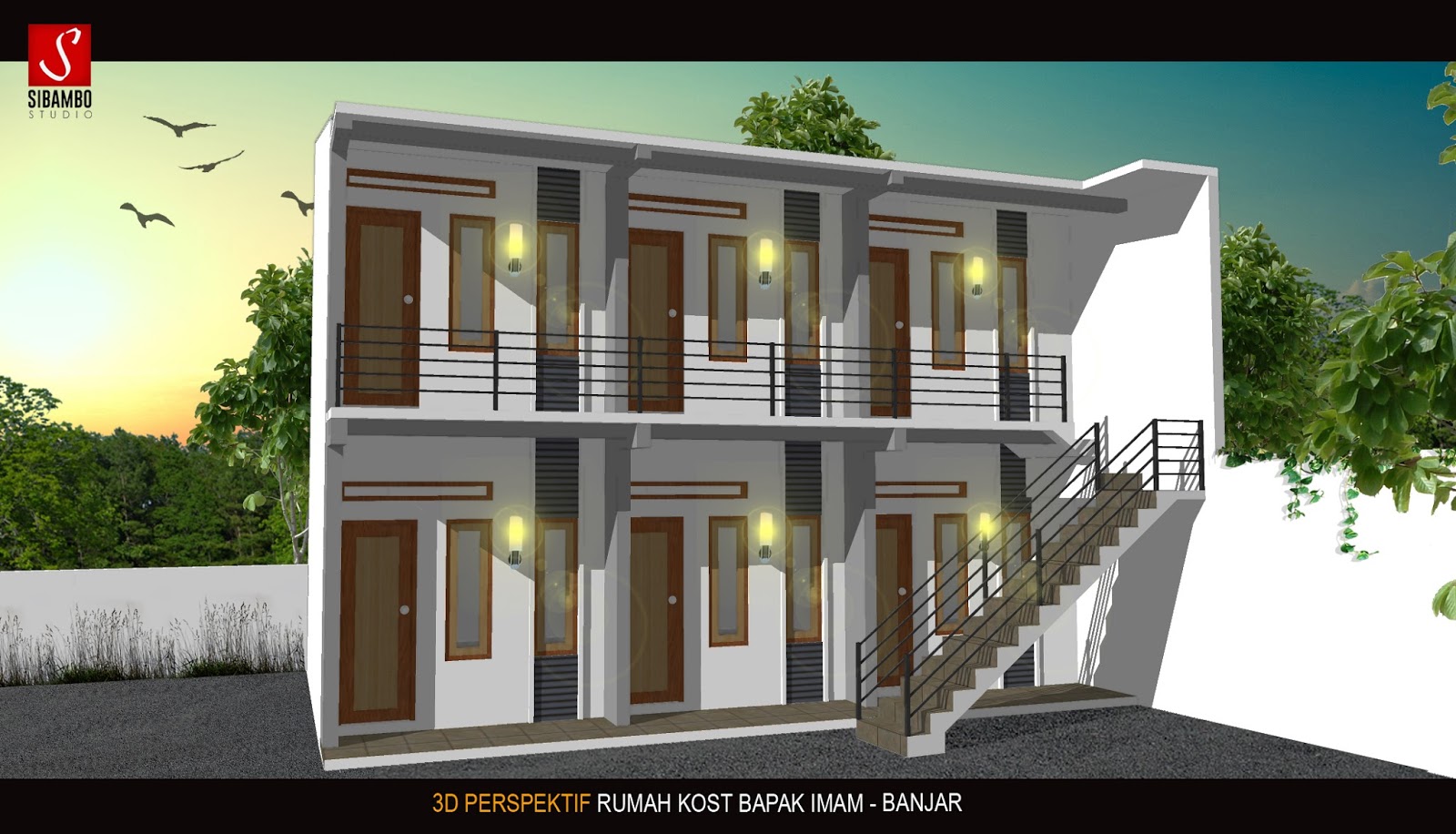 Gaya Terbaru Desain Rumah  Kontrakan Minimalis  2 Kamar Desain Rumah 