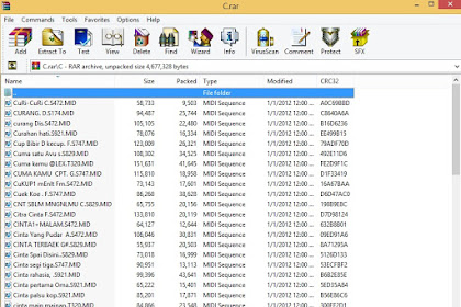 Lanjut LIST C Update Song Sampling Yamaha PSR (3/2/2019)