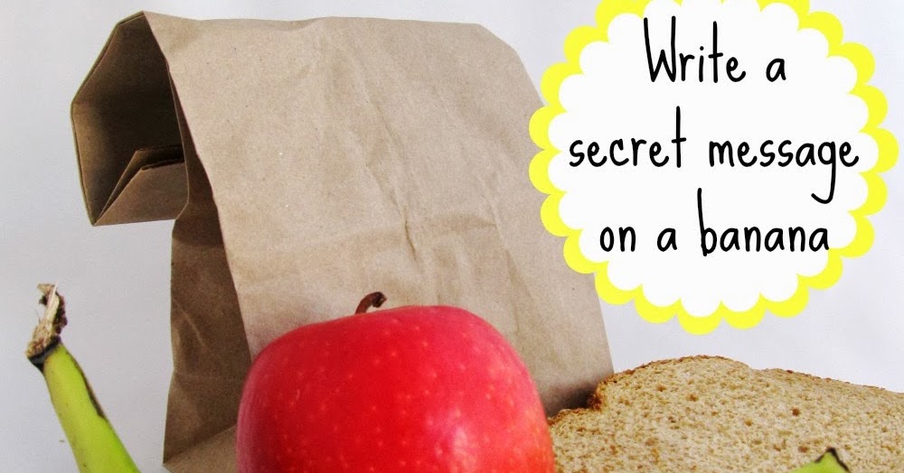 Write A Secret Message On A Banana