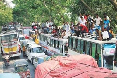 The pre-declared Dhaka-Chittagong highway bus strike was suspended!